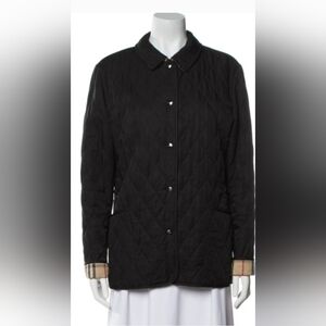 Burberry Black Quilted Utility Jacket